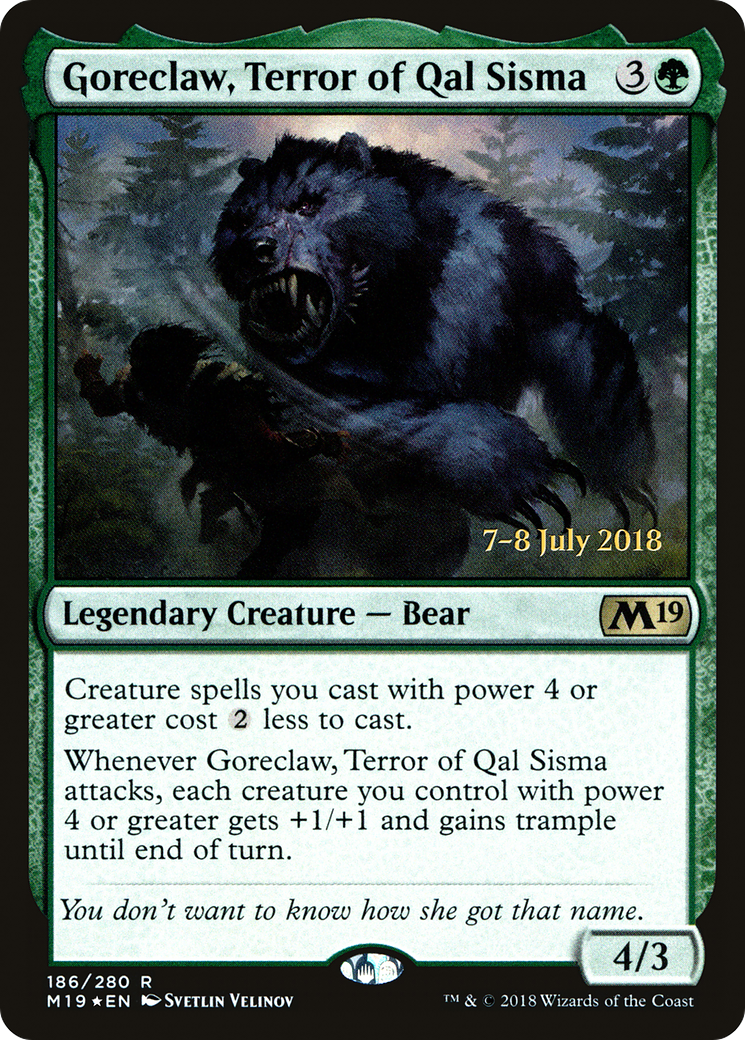 Goreclaw, Terror of Qal Sisma Card Image