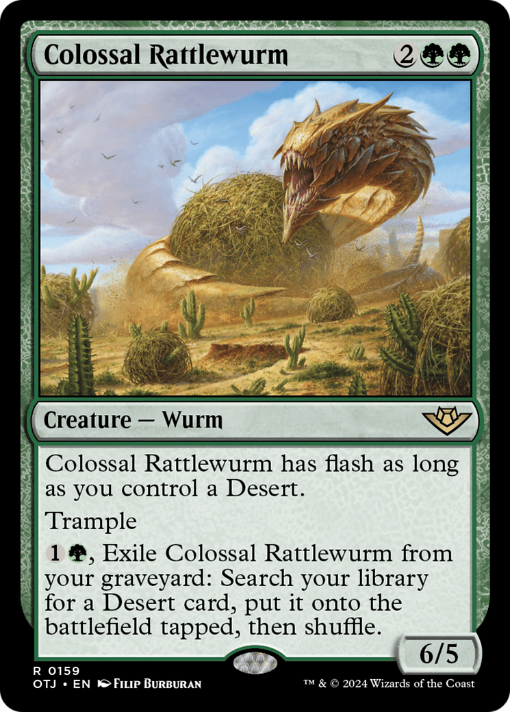 Colossal Rattlewurm Card Image