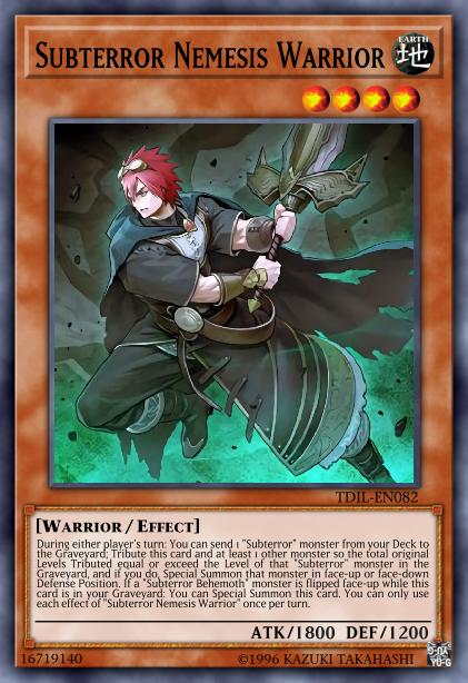 Subterror Nemesis Warrior Card Image