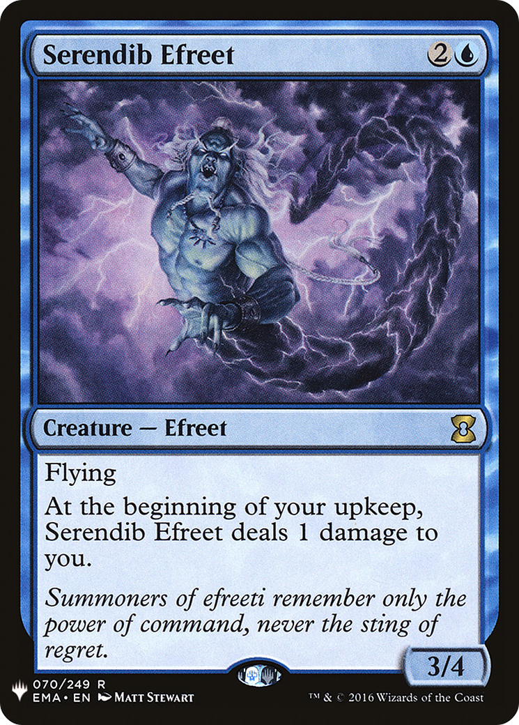 Serendib Efreet Card Image