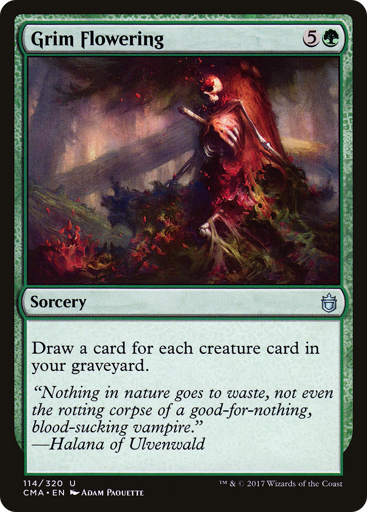 Grim Flowering Card Image