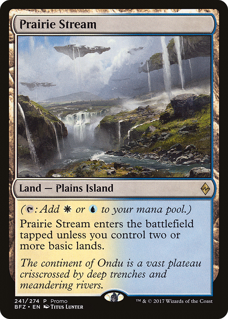 Prairie Stream Card Image