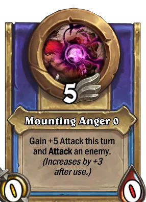 Mounting Anger {0} Card Image