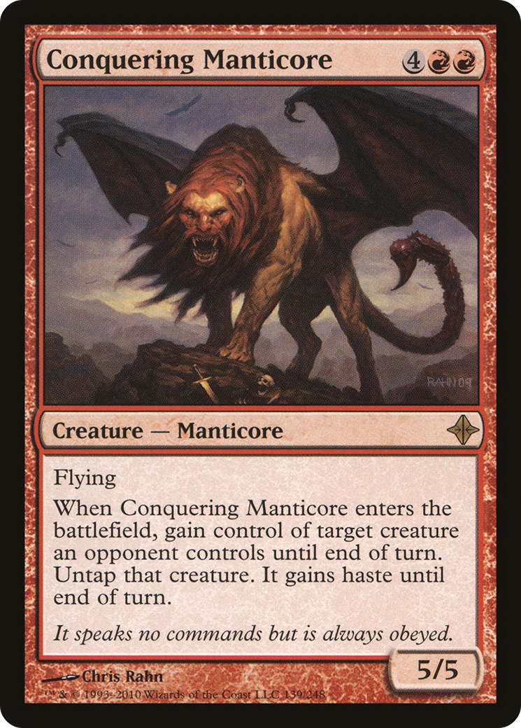 Conquering Manticore Card Image