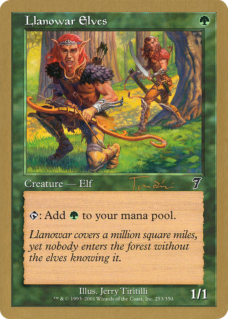 Llanowar Elves Card Image