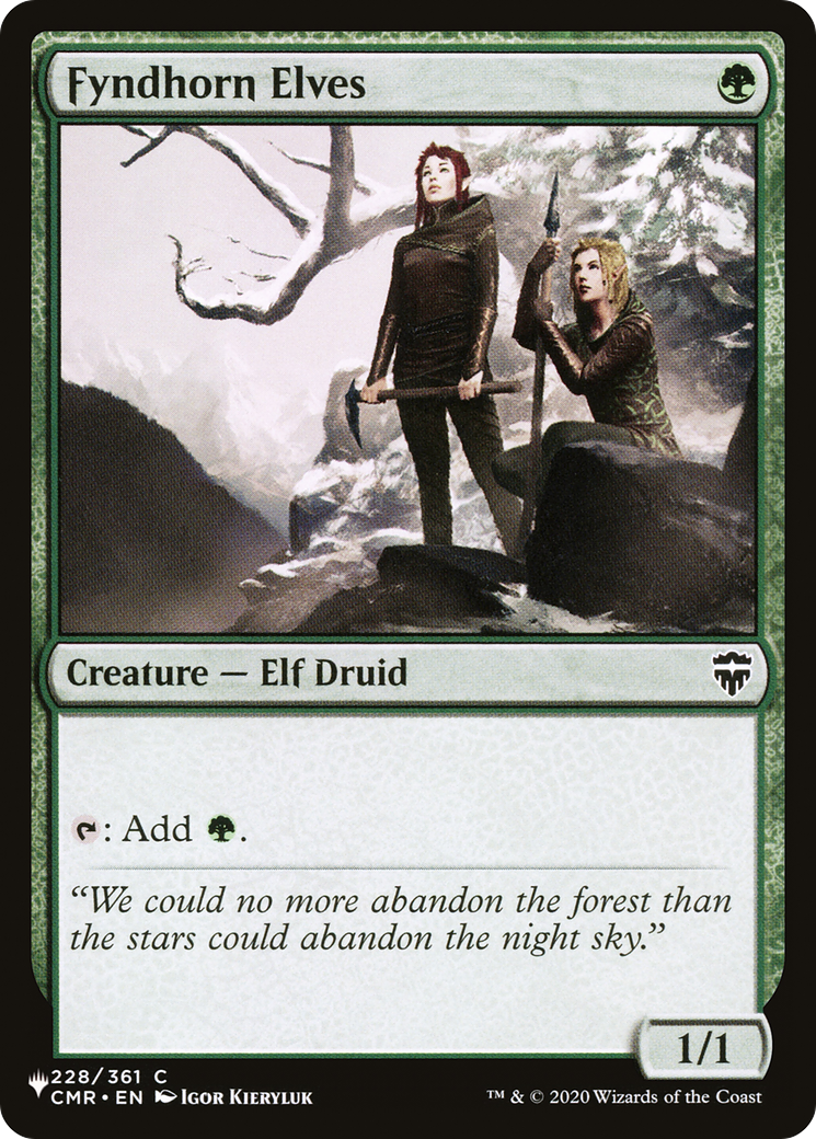 Fyndhorn Elves Card Image