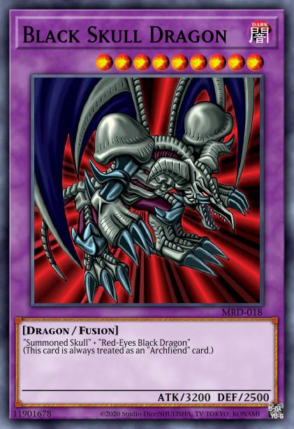 Black Skull Dragon Card Image