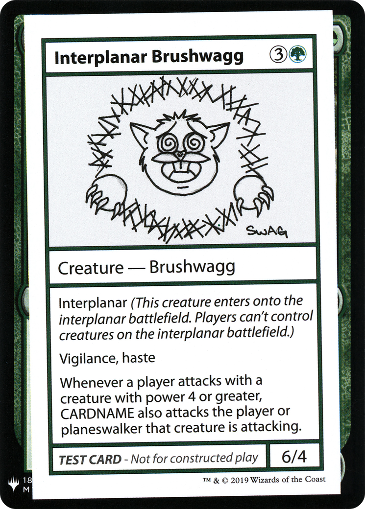 Interplanar Brushwagg Card Image