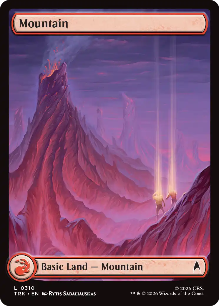 Mountain Magic: The Gathering card