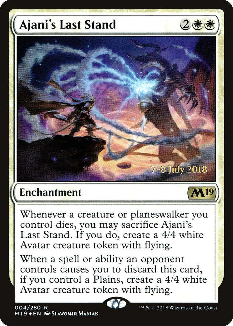 Ajani's Last Stand Card Image