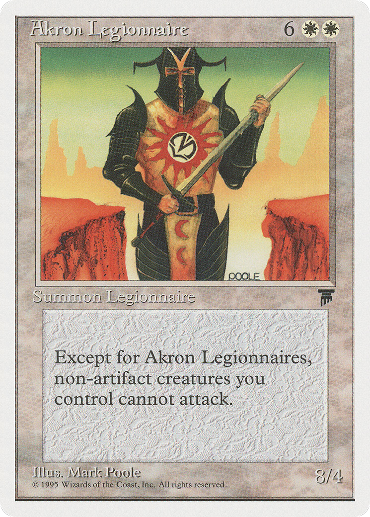 Akron Legionnaire Card Image