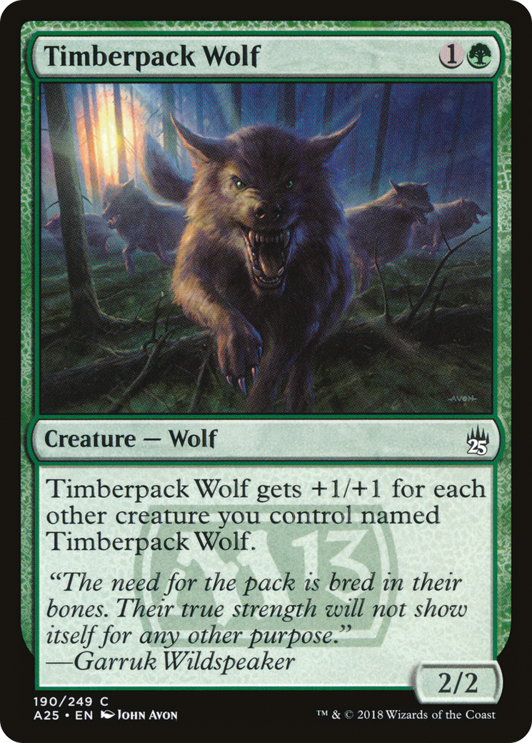 Timberpack Wolf Card Image
