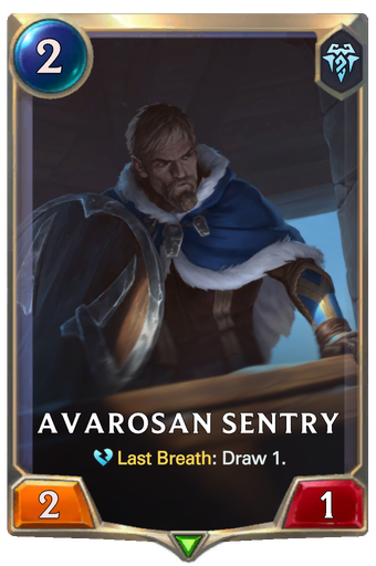 Avarosan Sentry Card Image