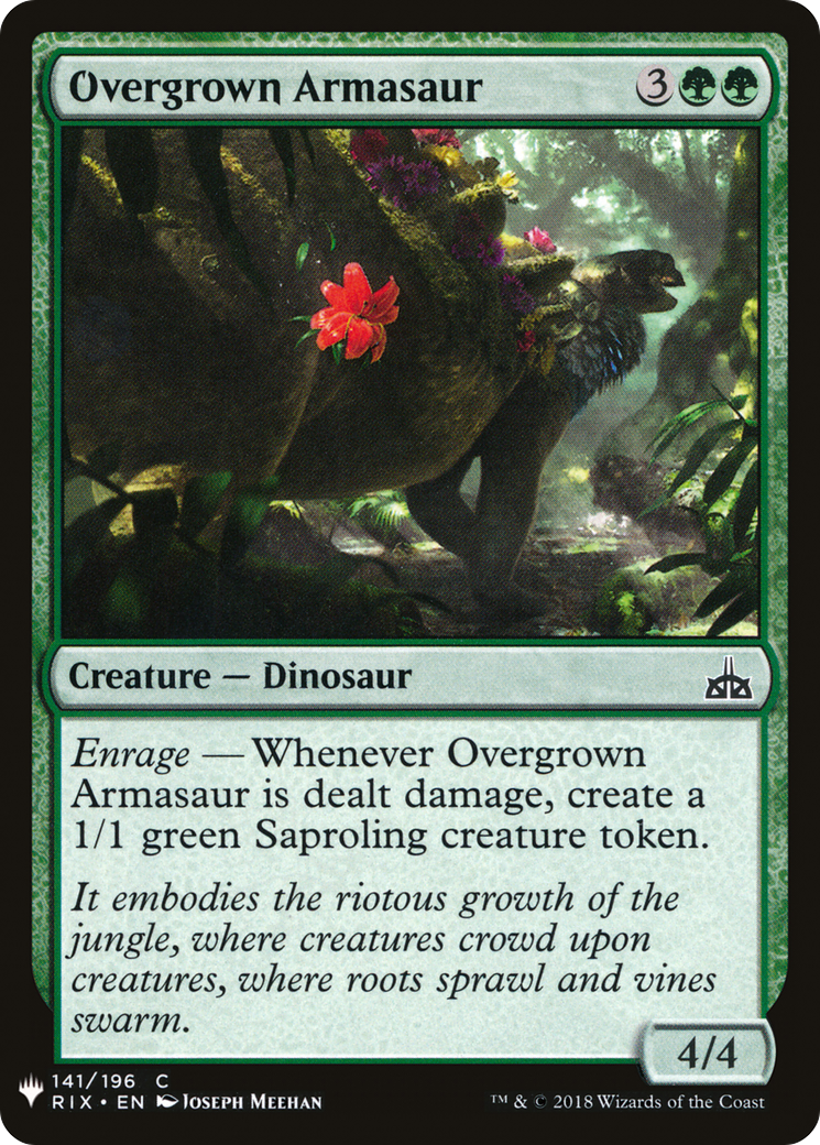 Overgrown Armasaur Card Image
