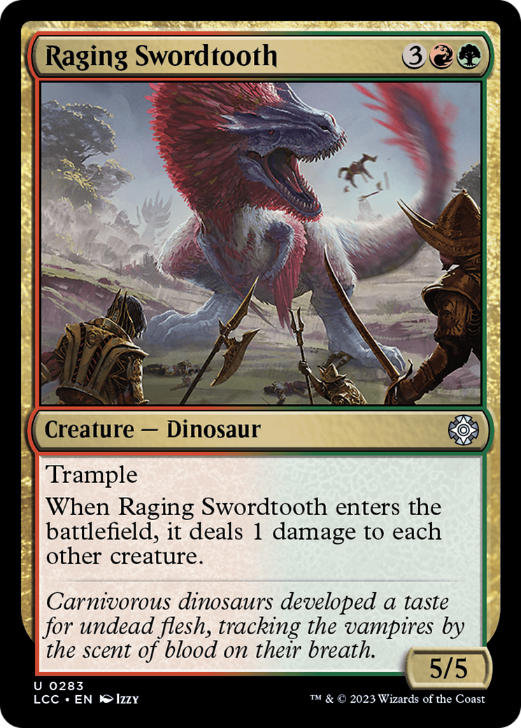 Raging Swordtooth Card Image