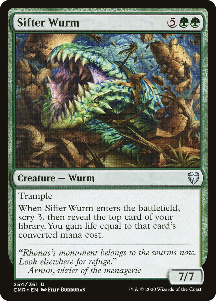Sifter Wurm Card Image