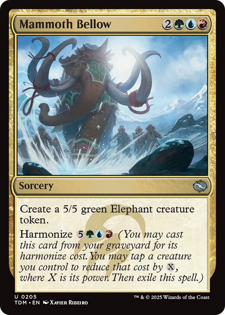 Mammoth Bellow Card Image