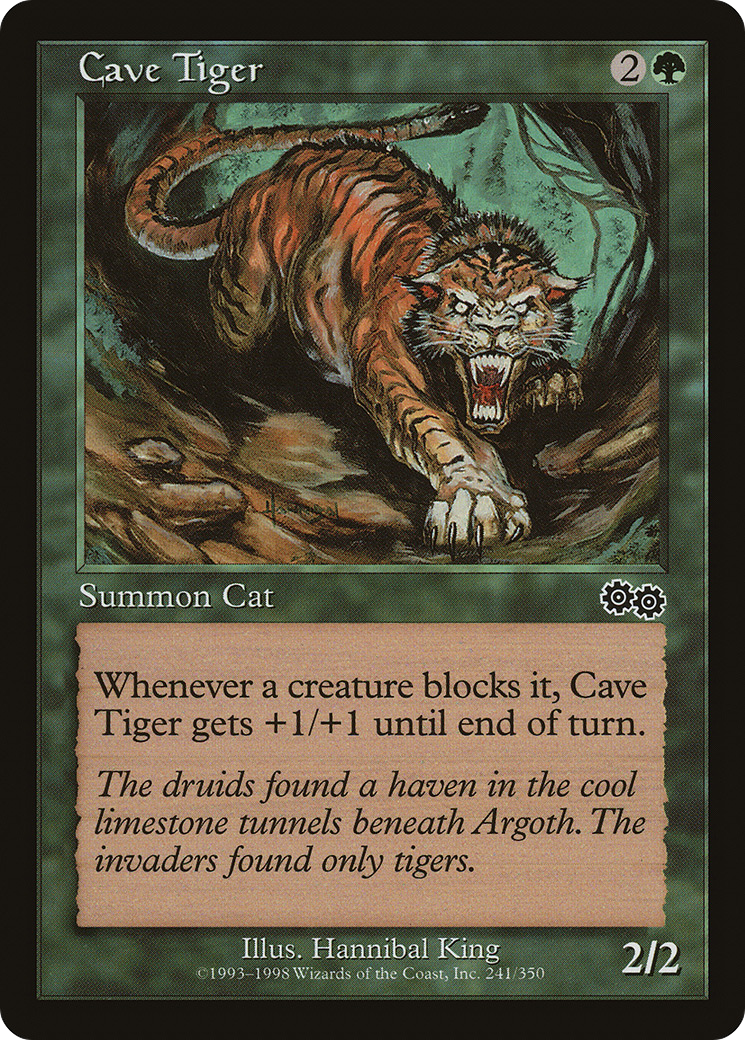 Cave Tiger Card Image