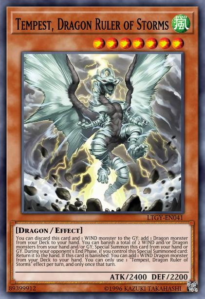 Tempest, Dragon Ruler of Storms Card Image