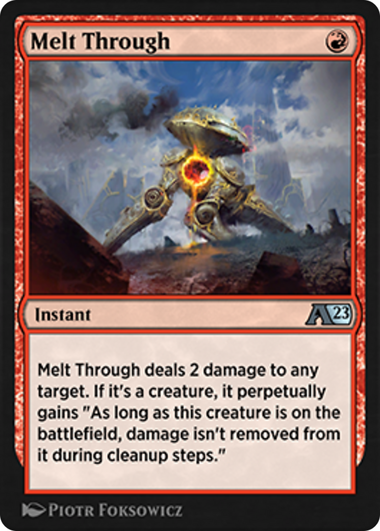 Melt Through Card Image