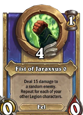 Fist of Jaraxxus {0} Card Image