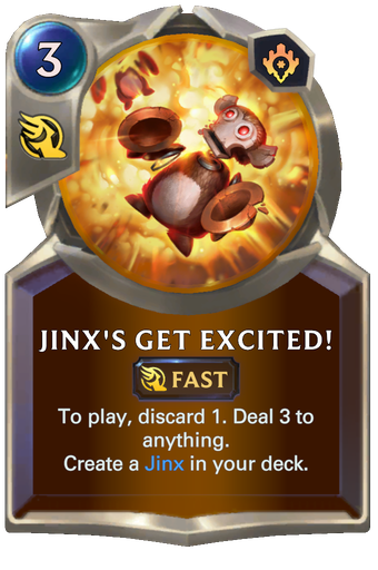 Jinx's Get Excited! Card Image