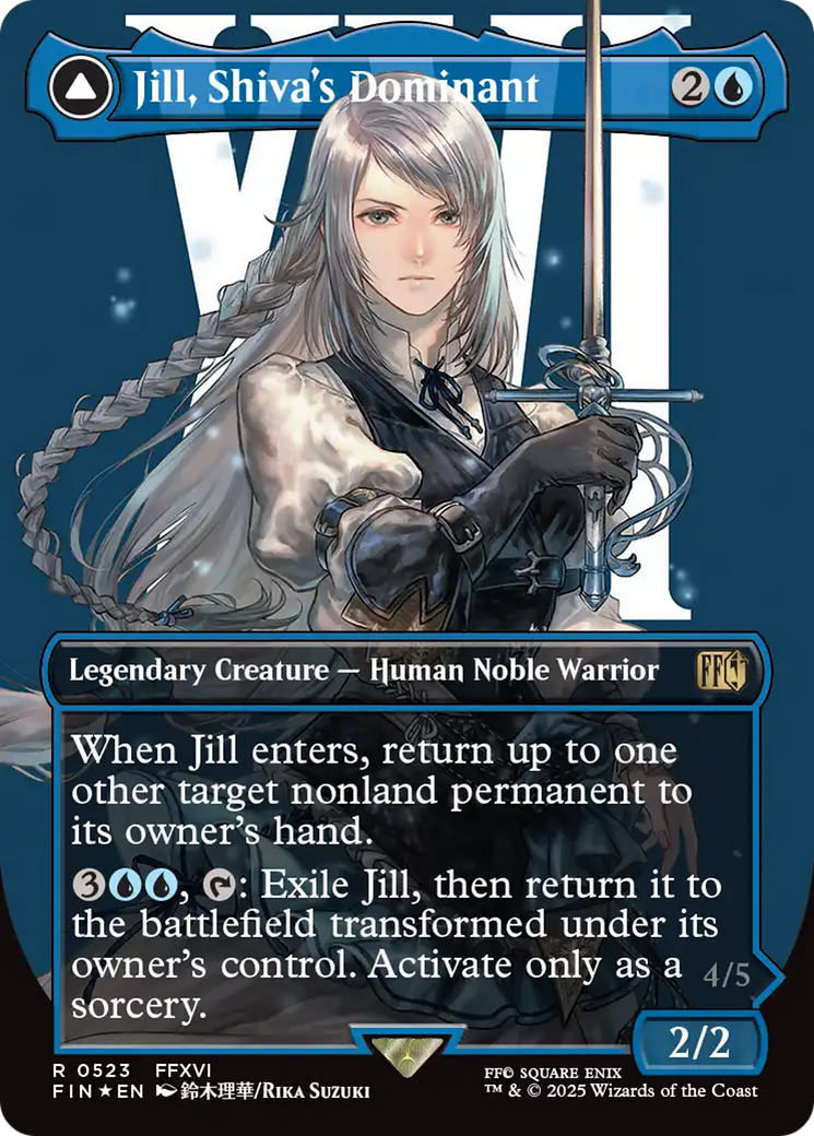 Jill, Shiva's Dominant // Shiva, Warden of Ice Card Image