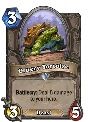 Ornery Tortoise Card Image