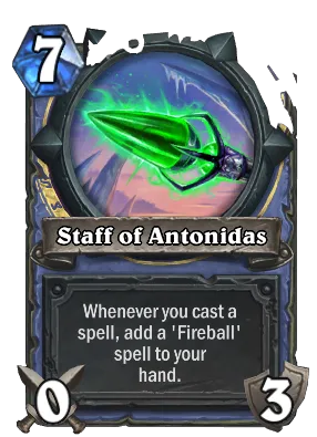 Staff of Antonidas Card Image