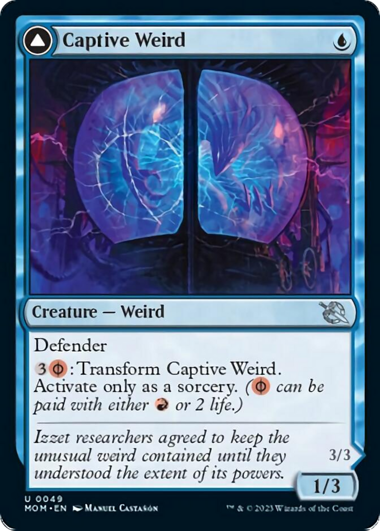 Captive Weird // Compleated Conjurer Card Image