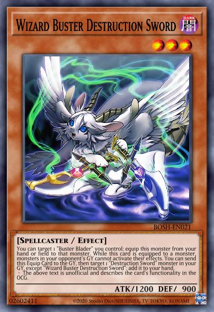 Wizard Buster Destruction Sword Card Image