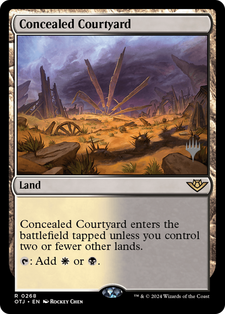 Concealed Courtyard Card Image
