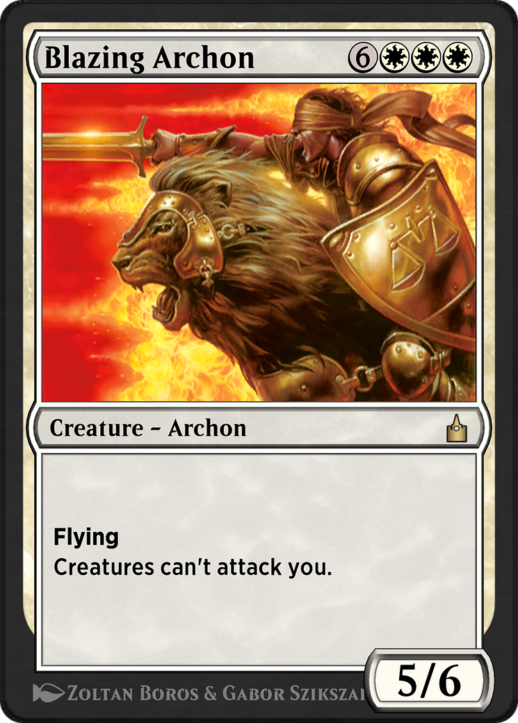 Blazing Archon Card Image