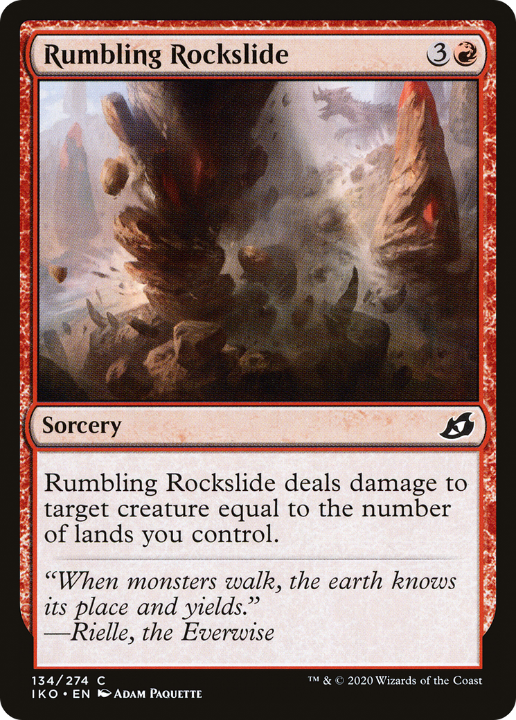 Rumbling Rockslide Card Image