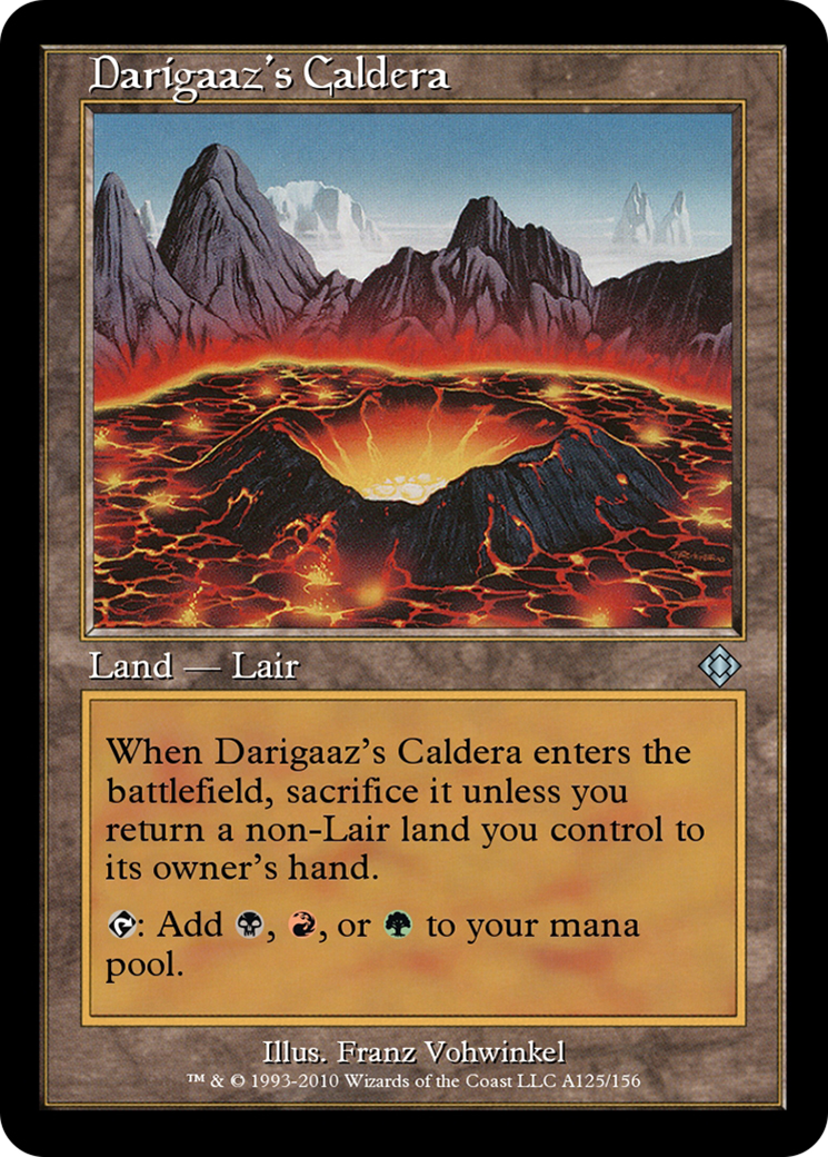 Darigaaz's Caldera Card Image