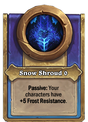 Snow Shroud {0} Card Image