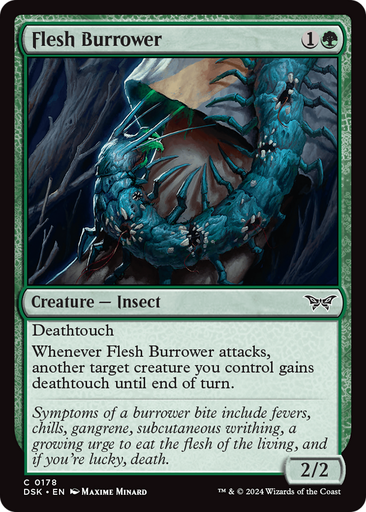 Flesh Burrower Card Image
