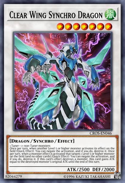 Clear Wing Synchro Dragon Yu-Gi-Oh Card, Art 2