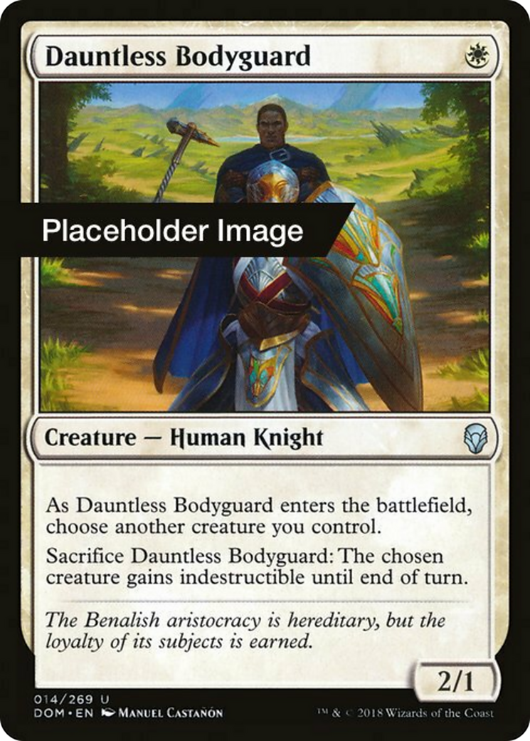 Dauntless Bodyguard Card Image