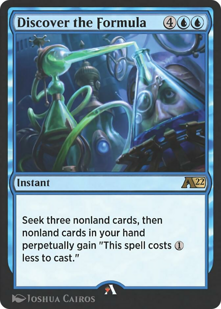 Discover the Formula Card Image