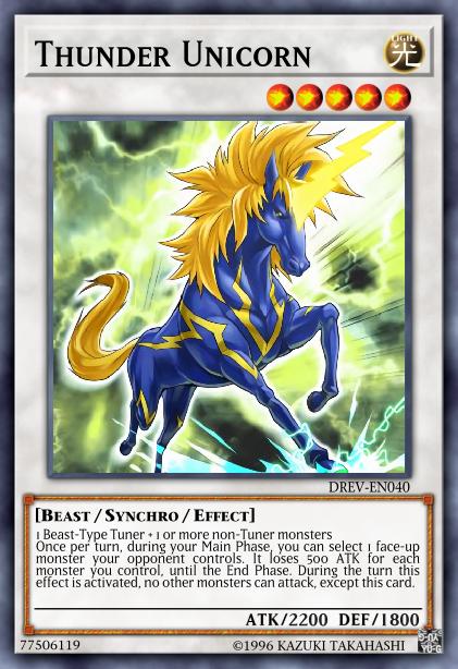 Thunder Unicorn Card Image