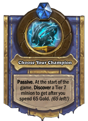 Choose Your Champion Card Image
