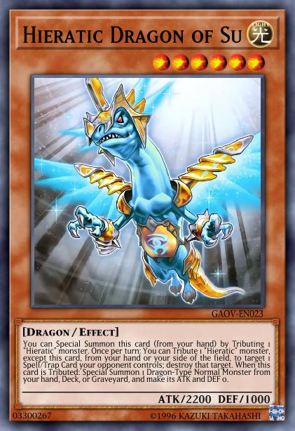 Hieratic Dragon of Su Card Image