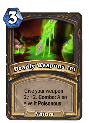 Deadly Weapons 101 Card Image