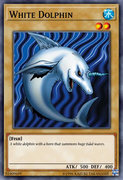 White Dolphin Card Image