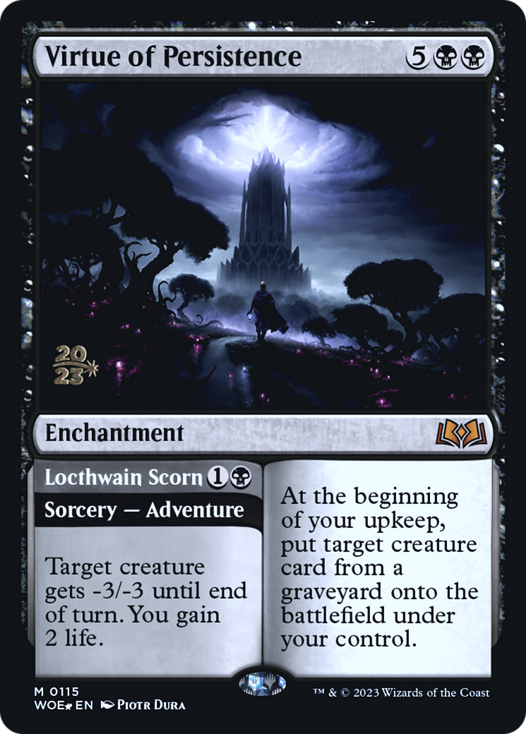 Virtue of Persistence // Locthwain Scorn Card Image