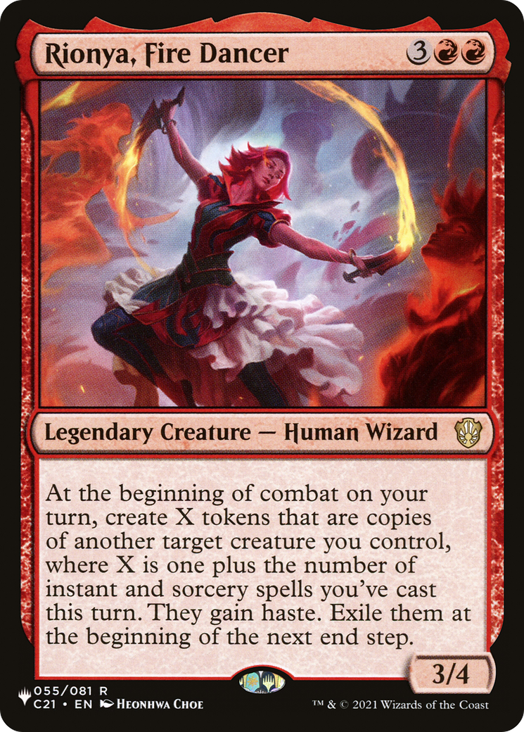 Rionya, Fire Dancer Card Image