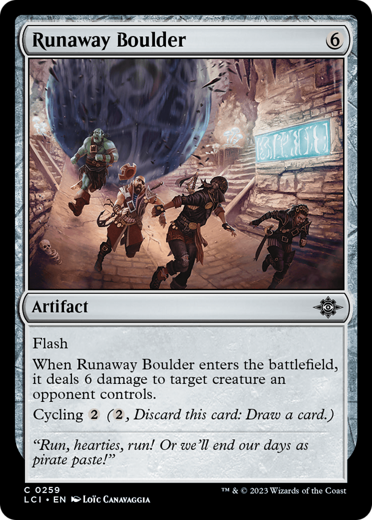 Runaway Boulder Card Image