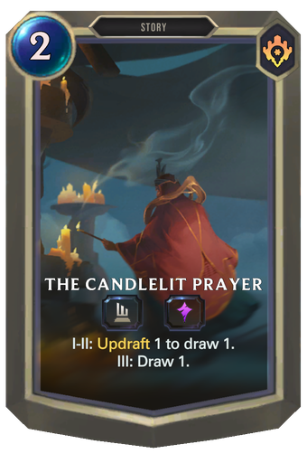 The Candlelit Prayer Card Image