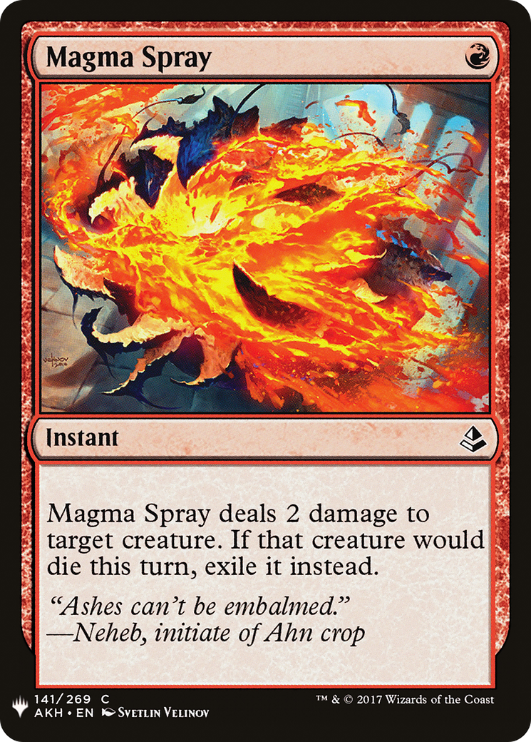 Magma Spray Card Image